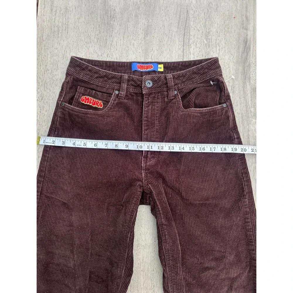 Empyre Relaxed Fit Corduroy Pants Mens 28 Brown Wide Wale Skate Trousers
